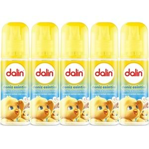 Dalin Bebek Kolonyası 150ML Deniz Esintisi (Bergomat-Zambak-Misk Kokulu) (5 Li Set)