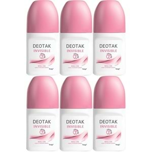 Deotak Roll-On 35ML Invısıble (Women/Kadın) (6 Lı Set)