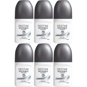 Deotak Roll-On 35ML Invısıble (Formen/Erkek) (6 Lı Set)