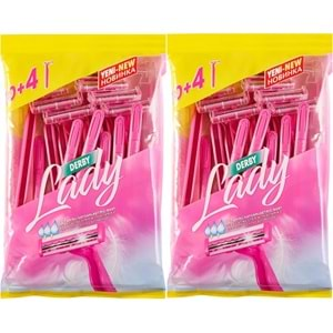 Derby Lady Traş Bıçağı Çift Bıçaklı 28 Li Set (2PK*14)