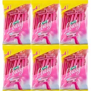 Derby Lady Traş Bıçağı Çift Bıçaklı 84 Lü Set (6PK*14)