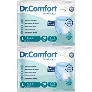 Dr.Comfort Hasta Bezi Yetişkin Emici Külot L-Büyük 60 Adet (2Pk*30)