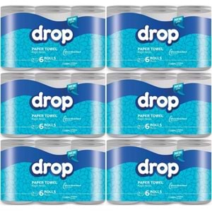 Drop Kağıt Havlu Çift Katlı (36 Lı Pk) (6PK*6)