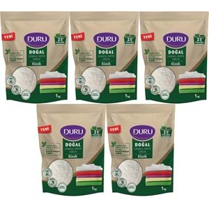 Duru Doğal Granül Matik Sabun Tozu Klasik 5KG (5PK*1) (125 Yıkama)