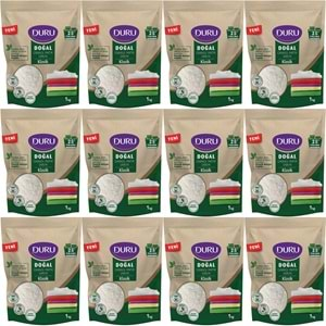 Duru Doğal Granül Matik Sabun Tozu Klasik 12KG (12PK*1) (300 Yıkama)