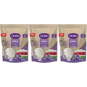 Duru Doğal Granül Matik Sabun Tozu Lavanta 3KG (3PK*1) (75 Yıkama)