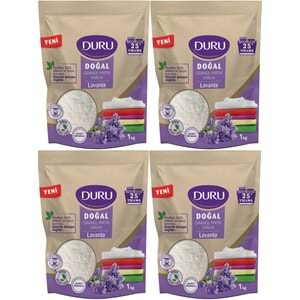 Duru Doğal Granül Matik Sabun Tozu Lavanta 4KG (4PK*1) (100 Yıkama)