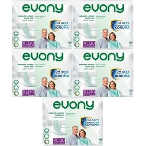 Evony Hasta Bezi Yetişkin Bel Bantlı Tekstil Yüzey Ekstra Büyük (XL) 150 Adet (5PK*30)