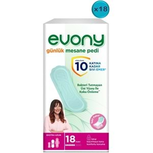 Evony Günlük Mesane Pedi Ekstra Uzun 324 Adet (18PK*18)