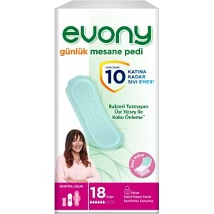 Evony Günlük Mesane Pedi Ekstra Uzun 432 Adet (24PK*18)