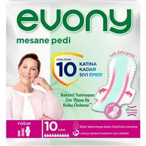 Evony Günlük Mesane Pedi Yoğun 30 Adet (3PK*10)