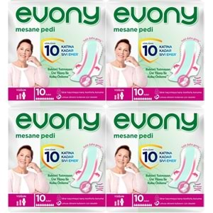 Evony Günlük Mesane Pedi Yoğun 40 Adet (4PK*10)