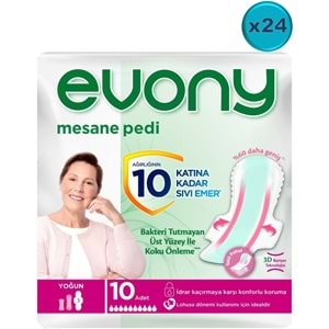 Evony Günlük Mesane Pedi Yoğun 240 Adet (24PK*10)