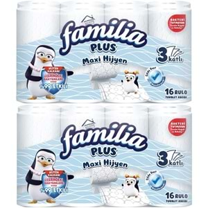 Familia Plus Tuvalet Kağıdı (3 Katlı) 32 Li Set Maxi Hijyen (2PK*16)