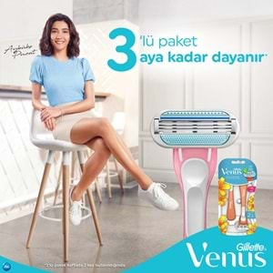 Gillette Venus Riviera Kullan At Kadın Tıraş Bıçağı 4 Lü Set (2PK*2)