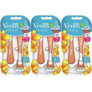 Gillette Venus Riviera Kullan At Kadın Tıraş Bıçağı 6 Lı Set (3PK*2)