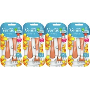 Gillette Venus Riviera Kullan At Kadın Tıraş Bıçağı 8 Li Set (4PK*2)