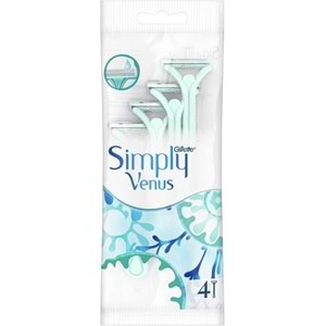 Gillette Simply Venus 2 Kullan At Kadın Tıraş Bıçağı 8 Li Set (2PK*4)