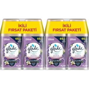 Glade Oda Kokusu Otomatik Sprey Yedek 269ML (4 Lü Set) Lavanta (2PK*2)