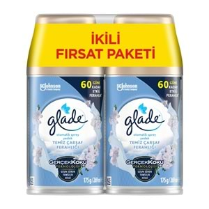 Glade Oda Kokusu Otomatik Sprey Yedek 269ML (6 Lı Set) Temiz Çarşaf Ferahlığı (3PK*2)