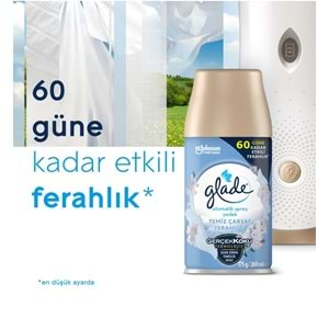 Glade Oda Kokusu Otomatik Sprey Yedek 269ML (6 Lı Set) Temiz Çarşaf Ferahlığı (3PK*2)