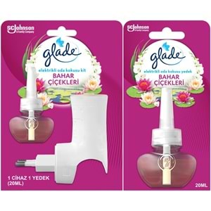 Glade Elektrikli Oda Kokusu Kit Bahar Çiçekleri + Yedek Bahar Çiçekleri