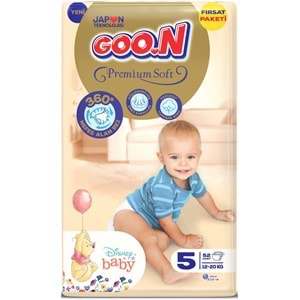 Goon Premium Soft Bebek Bezi Beden:5 (12-20Kg) Junior 208 Adet Avantaj Fırsat Pk