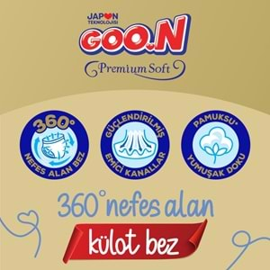 Goon Premium Soft Külot Bebek Bezi Beden:6 (15-25Kg) Extra Large 112 Adet Süper Ekonomik Fırsat Pk