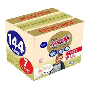 Goon Premium Soft Külot Bebek Bezi Beden:7 (18-30Kg) XX Large 144 Adet Avantaj Fırsat Pk