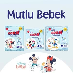 Goon Mutlu Bebek Bebek Bezi Beden:4 (9-14Kg) Maxi 96 Adet Jumbo Fırsat Pk