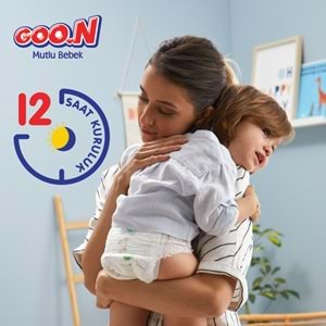 Goon Mutlu Bebek Külot Bebek Bezi Beden:5 (12-17Kg) Junior 72 Adet Jumbo Fırsat Pk