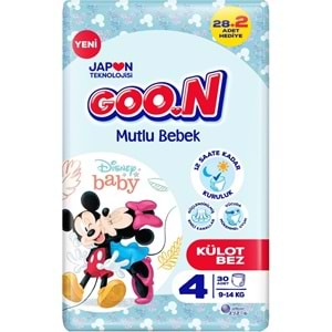 Goon Mutlu Bebek Külot Bebek Bezi Beden:4 (9-14KG) Maxi 120 Adet Jumbo Aylık Pk