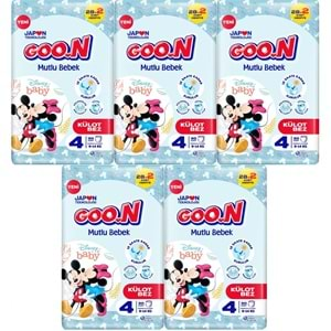 Goon Mutlu Bebek Külot Bebek Bezi Beden:4 (9-14KG) Maxi 150 Adet Jumbo Mega Pk