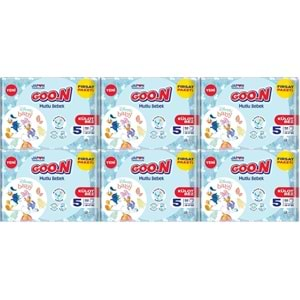 Goon Mutlu Bebek Külot Bebek Bezi Beden:5 (12-17KG) Junior 372 Adet Ekstra Fırsat Pk