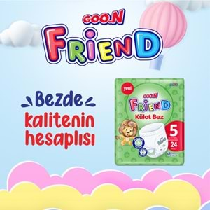 Goon Friend Külot Bebek Bezi Beden:5 (12-17KG) Junior 288 Adet Avantaj Fırsat Pk