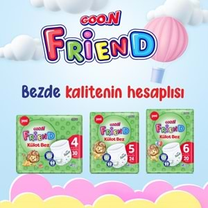 Goon Friend Külot Bebek Bezi Beden:5 (12-17KG) Junior 360 Adet Mega Fırsat Pk