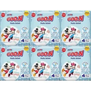 Goon Mutlu Bebek Bebek Bezi Beden:4 (9-14KG) Maxi 540 Adet Ekstra Fırsat Pk