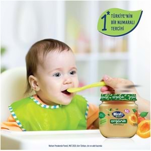 Hero Baby Kavanoz Maması 120GR Organik Kayısılı (12 Li Set)