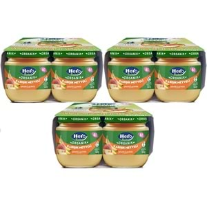 Hero Baby Kavanoz Maması 120GR Avantaj Pk (12 Li Set) Karışık Meyveli (3PK*4)