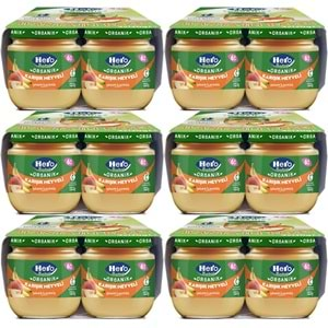 Hero Baby Kavanoz Maması 120GR Avantaj Pk (24 Lü Set) Karışık Meyveli (6PK*4)