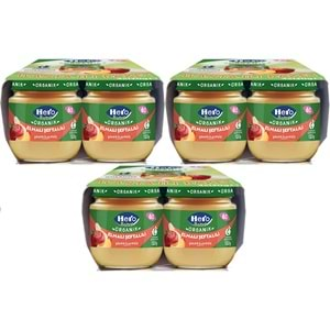 Hero Baby Kavanoz Maması 120GR Avantaj Pk (12 Li Set) Elmalı Şeftalili (3PK*4)