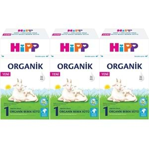 Hipp Organik Keçi Sütü Bazlı Devam Sütü 400GR No:1 (0-6 Ay) (3 Lü Set)