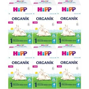 Hipp Organik Keçi Sütü Bazlı Devam Sütü 400GR No:1 (0-6 Ay) (6 Lı Set)