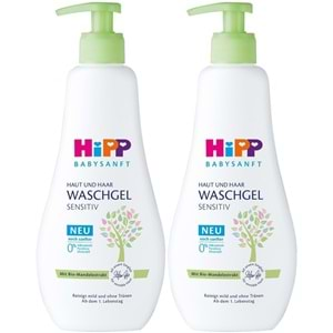 Hipp Babysanft Bebek Saç ve Vücut Banyo Jeli/Waschgel Sensıtıv 400ML (2 Li Set)