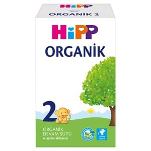 Hipp Organik Devam Sütü 600GR No:2 (6. Aydan İtibaren) (2 Li Set)