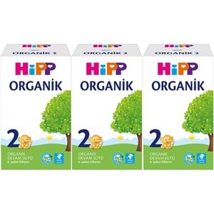 Hipp Organik Devam Sütü 600GR No:2 (6. Aydan İtibaren) (3 Lü Set)