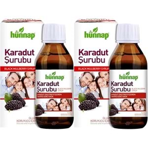 Hünnap Karadut Şurubu 50ML (2 Li Set)