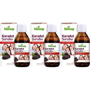 Hünnap Karadut Şurubu 50ML (3 Lü Set)