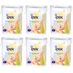 İpek Bebek Temizleme Pamuğu 360 Adet (6Pk*60)