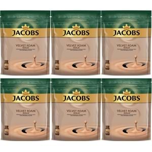 Jacobs Velvet Gold Foam Kahve 70GR (6 Lı Set)